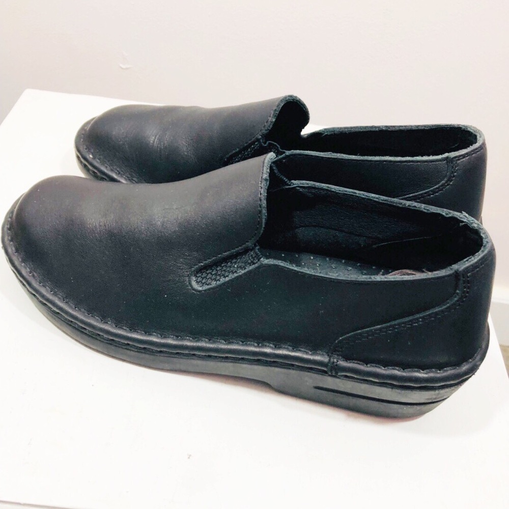 SOLD Marsh Landing black leather loafers comfy s 7